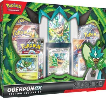 Pokémon Karmesin und Purpur 08 - Stürmische Funken - Ogerpon ex Premium-Kollektion DE